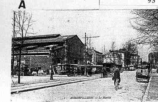 Ville de AUBERVILLIERS Carte postale ancienne