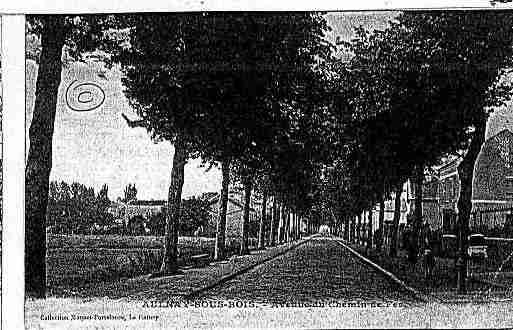 Ville de AULNAYSOUSBOIS Carte postale ancienne