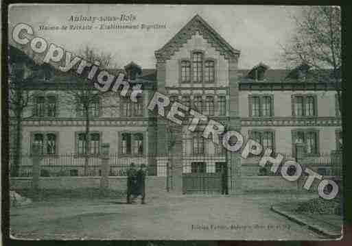 Ville de AULNAYSOUSBOIS Carte postale ancienne