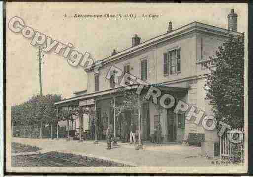 Ville de AUVERSSUROISE Carte postale ancienne