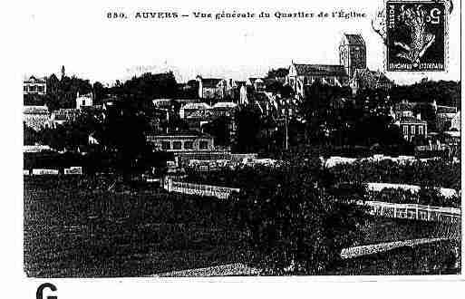 Ville de AUVERSSUROISE Carte postale ancienne