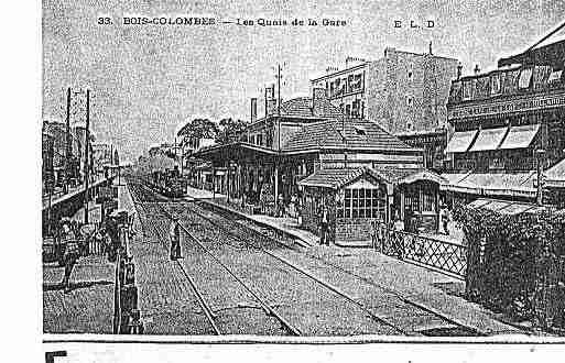 Ville de BOISCOLOMBES Carte postale ancienne