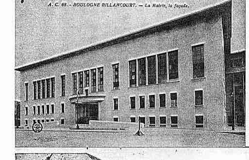 Ville de BOULOGNEBILLANCOURT Carte postale ancienne