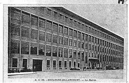 Ville de BOULOGNEBILLANCOURT Carte postale ancienne