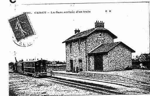 Ville de CERGY Carte postale ancienne