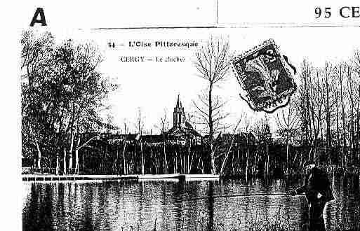 Ville de CERGY Carte postale ancienne