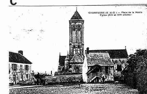 Ville de CHAMPAGNESUROISE Carte postale ancienne