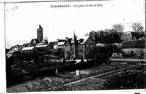 Ville de CHAMPAGNESUROISE Carte postale ancienne