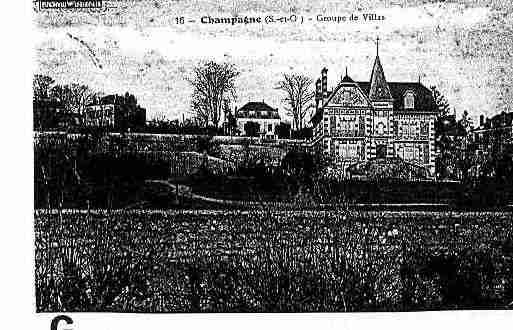 Ville de CHAMPAGNESUROISE Carte postale ancienne