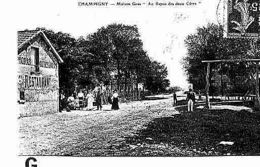 Ville de CHAMPIGNYSURMARNE Carte postale ancienne