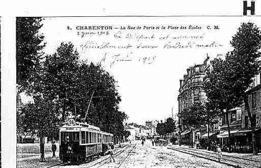 Ville de CHARENTONLEPONT Carte postale ancienne