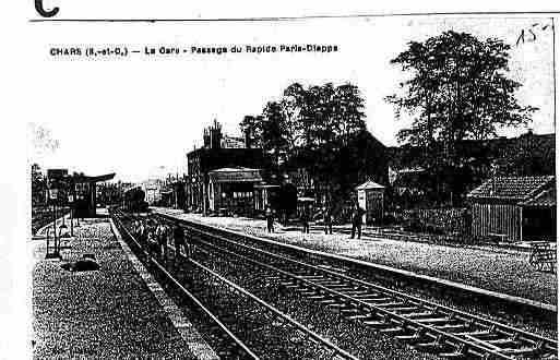 Ville de CHARS Carte postale ancienne