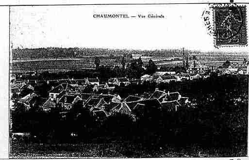 Ville de CHAUMONTEL Carte postale ancienne