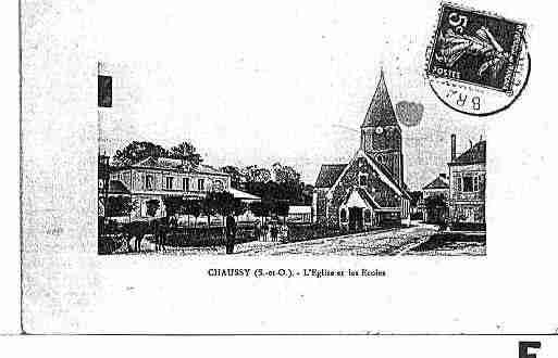 Ville de CHAUSSY Carte postale ancienne