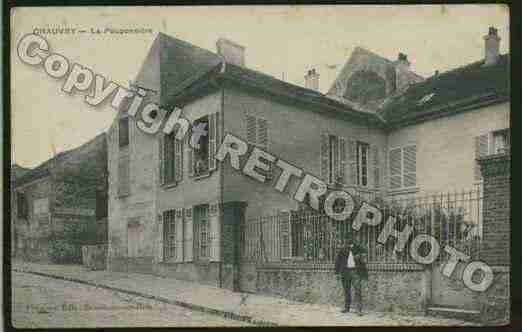 Ville de CHAUVRY Carte postale ancienne