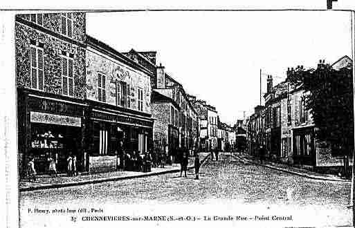 Ville de CHENNEVIERESSURMARNE Carte postale ancienne