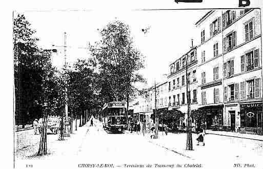 Ville de CHOISYLEROI Carte postale ancienne