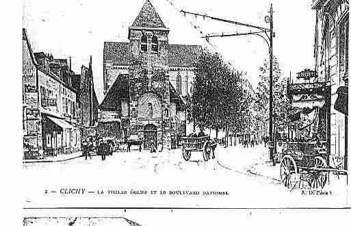 Ville de CLICHY Carte postale ancienne