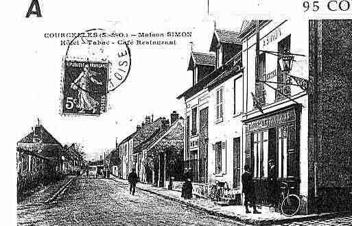 Ville de COURCELLESSVIOSNE Carte postale ancienne