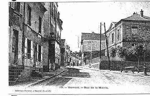 Ville de DOMONT Carte postale ancienne