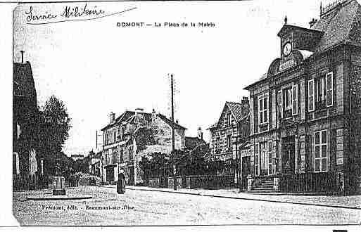 Ville de DOMONT Carte postale ancienne