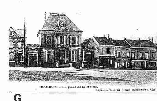 Ville de DOMONT Carte postale ancienne