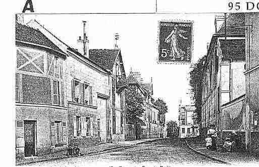 Ville de DOMONT Carte postale ancienne