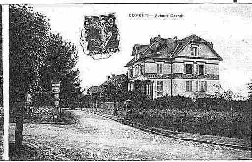 Ville de DOMONT Carte postale ancienne