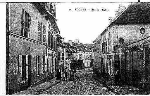 Ville de ECOUEN Carte postale ancienne