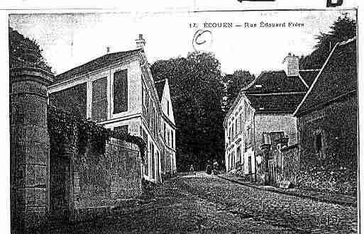 Ville de ECOUEN Carte postale ancienne