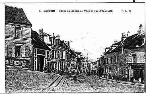 Ville de ECOUEN Carte postale ancienne