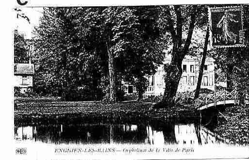 Ville de ENGHIENLESBAINS Carte postale ancienne