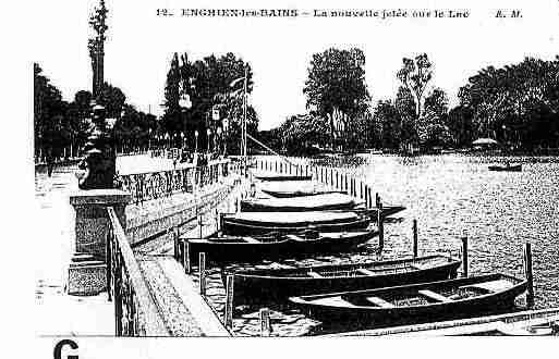 Ville de ENGHIENLESBAINS Carte postale ancienne