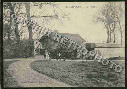 Ville de EPINAYSURSEINE Carte postale ancienne