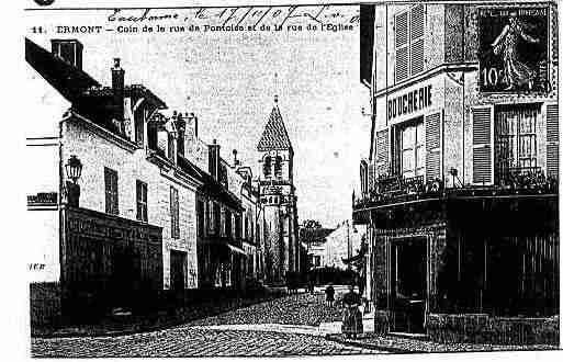 Ville de ERMONT Carte postale ancienne