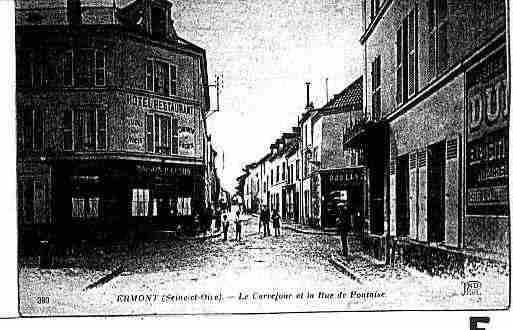 Ville de ERMONT Carte postale ancienne