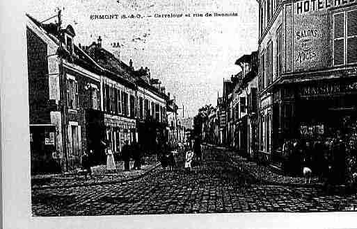 Ville de ERMONT Carte postale ancienne