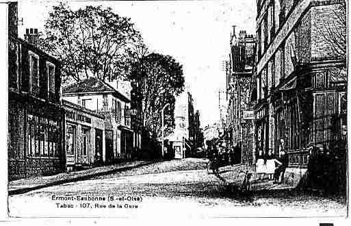 Ville de ERMONT Carte postale ancienne