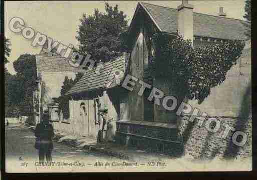 Ville de ERMONT Carte postale ancienne