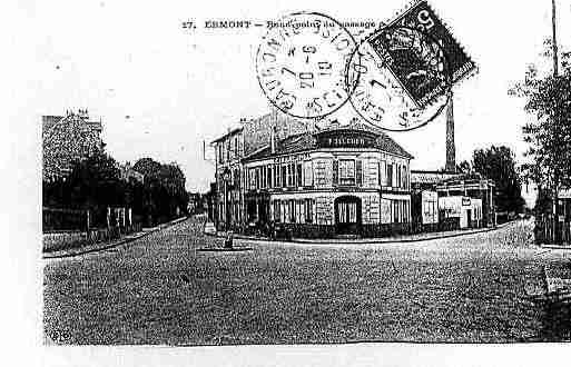 Ville de ERMONT Carte postale ancienne