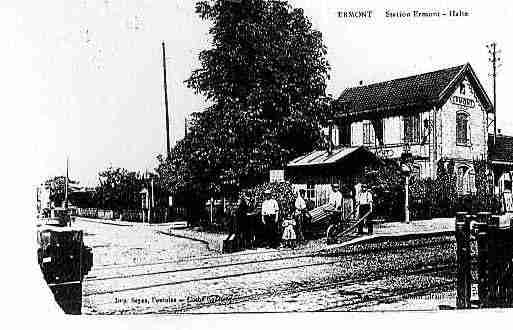 Ville de ERMONT Carte postale ancienne