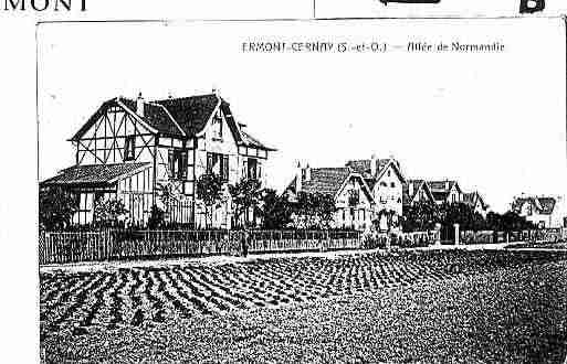 Ville de ERMONT Carte postale ancienne