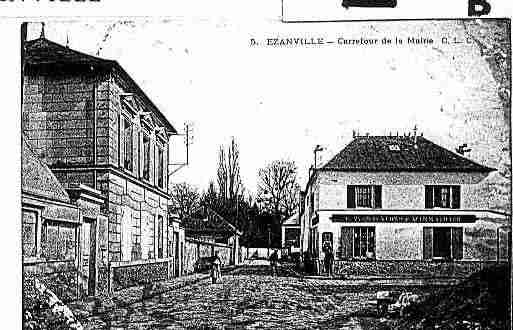 Ville de EZANVILLE Carte postale ancienne