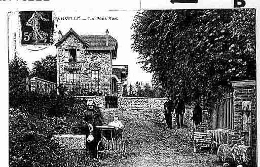 Ville de EZANVILLE Carte postale ancienne