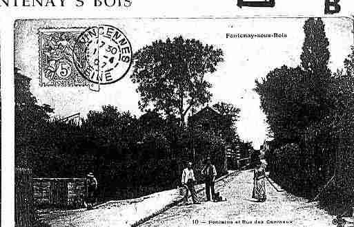 Ville de FONTENAYSBOIS Carte postale ancienne