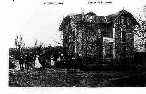 Ville de FRANCONVILLE Carte postale ancienne