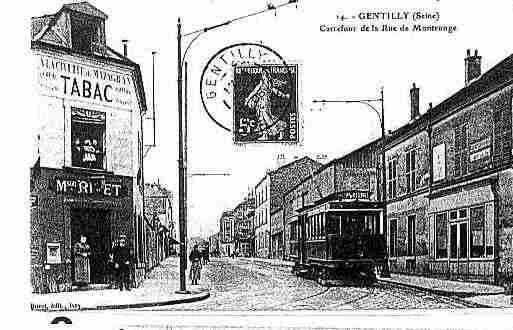 Ville de GENTILLY Carte postale ancienne