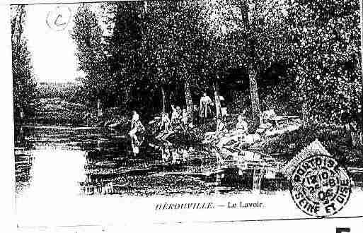 Ville de HEROUVILLE Carte postale ancienne