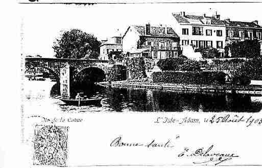 Ville de ISLEADAM(L\') Carte postale ancienne