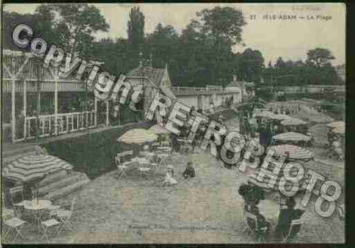 Ville de ISLEADAM(L\') Carte postale ancienne